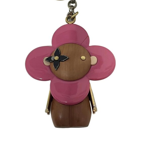 LOUIS VUITTON Porte Cles Vivienne M67298 Brown Pink Black Vivienne - Resin - Picture 3 of 4